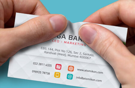 Non-tearable business cards