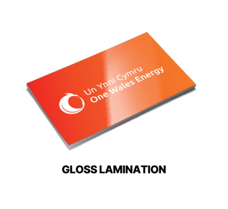 Glossy Lamination visiting card